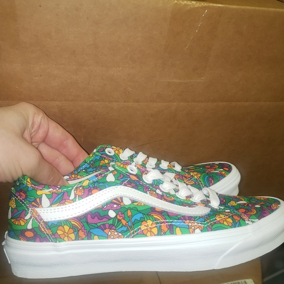Vans Mushroom Floral Shoe sneaker 7.5 - Picture 7 of 9